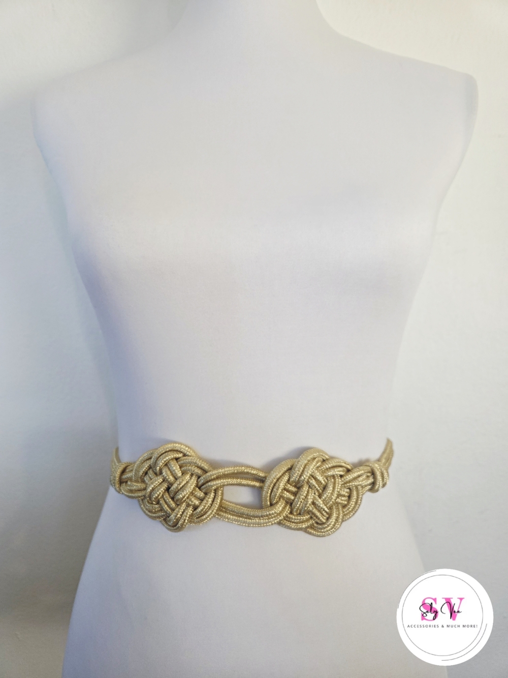 Gold Braided Rope Knot